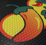 Rubber Scrape Custom Floor Mats